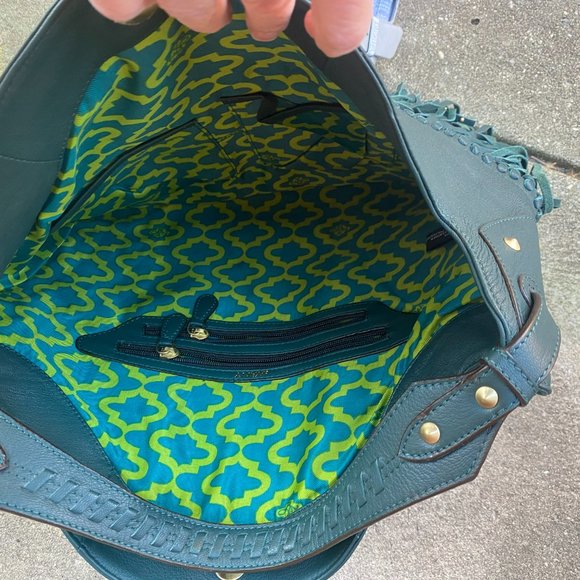 OrYany Green Leather Fabulous Bag, NEW - Picture 5 of 5
